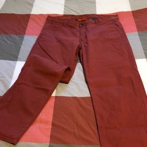 Dockers red khakis